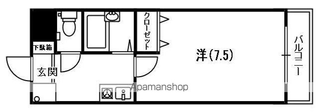 ウエストレジデンスの間取り写真