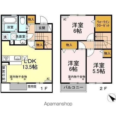 ウィル富塚の間取り写真
