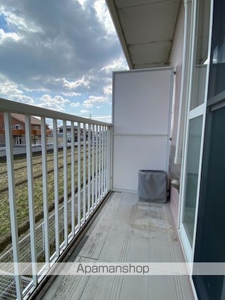 和歌山県御坊市藤田町藤井[3K/54.92m2]のバルコニー