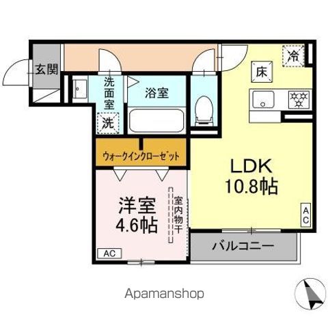 DーHILLS小池の間取り写真