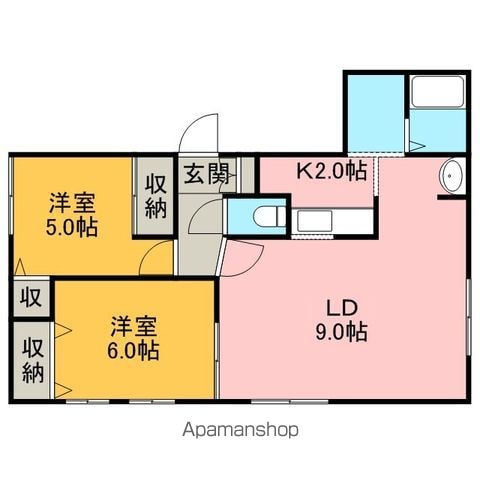 シティハイム発寒参番館の間取り写真