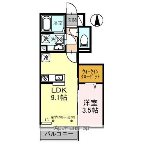 DーROOM ANNEX21の間取り写真