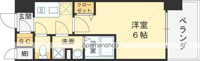 エスリード大阪イーストエッジの間取り写真