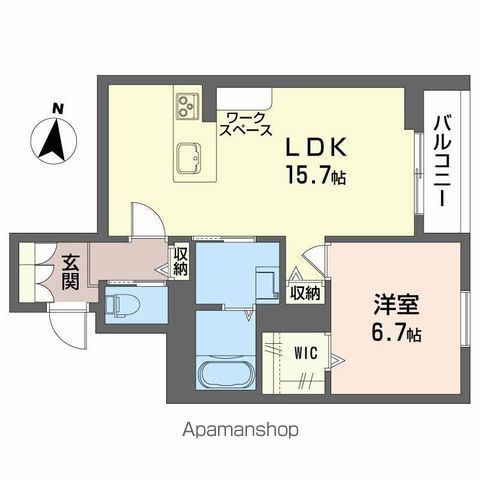 ベレオ万代の間取り写真
