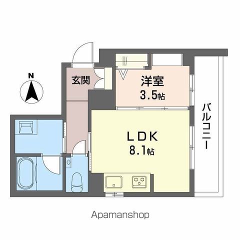 プロキオン大濠の間取り写真