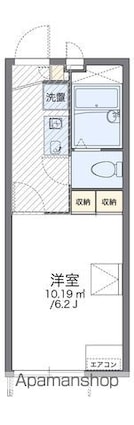レオパレス江波東一丁目[1K/19.87m2]の間取図