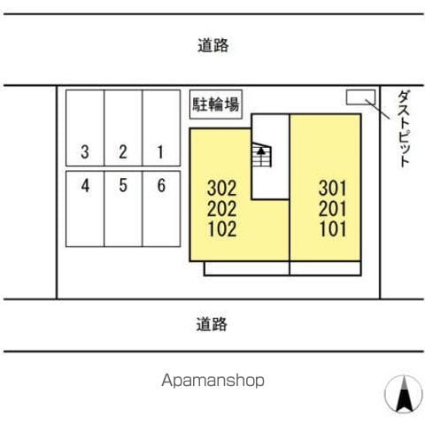 プランドール安良田 101 ｜ 岐阜県岐阜市安良田町５丁目3-2（賃貸アパート1LDK・1階・42.11㎡） その13