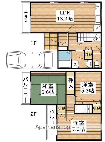 【ブリージングタウン百草園の間取り】