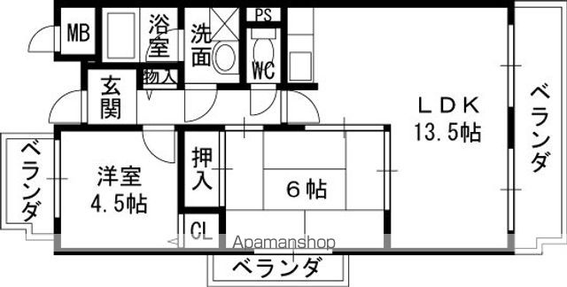 メゾンパルフェートの間取り写真