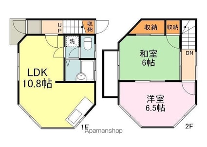 テラスハウスＭ’ｓ[2LDK/60.42m2]の間取図