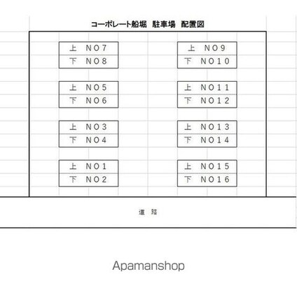 コーポレート船堀[1LDK/52.25m2]の配置図