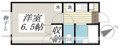 Ｂｅ　Ｇｌａｄ[1K/20.71m2]の間取図