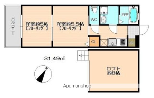 アメニティ大野城の間取り