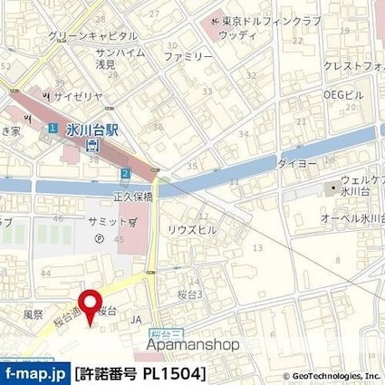 東京都練馬区桜台３丁目[1K/17.29m2]の周辺