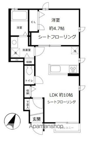 インタレストの間取り写真