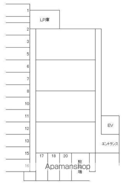 メゾン梶取[3LDK/56.56m2]の配置図
