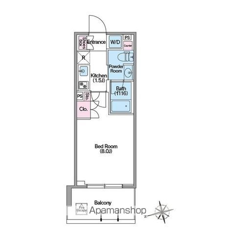 【コンフォリア東新宿ステーションフロントの間取り】