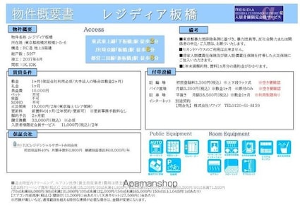 レジディア板橋[1K/25.13m2]のその他内装1