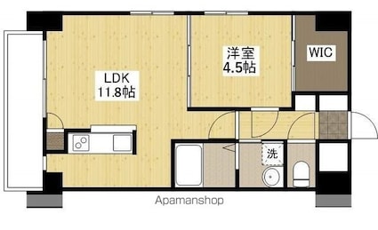 ＭａｒｉｏｎｅｔｔｅⅦ[1LDK/40.56m2]の間取図