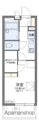 レオパレス水前寺の間取り写真