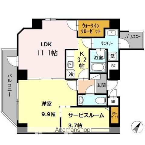 レジデンス・クレド駒込の間取り写真