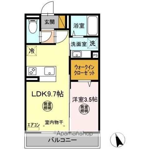 コンフォートⅢ　Ａの間取り