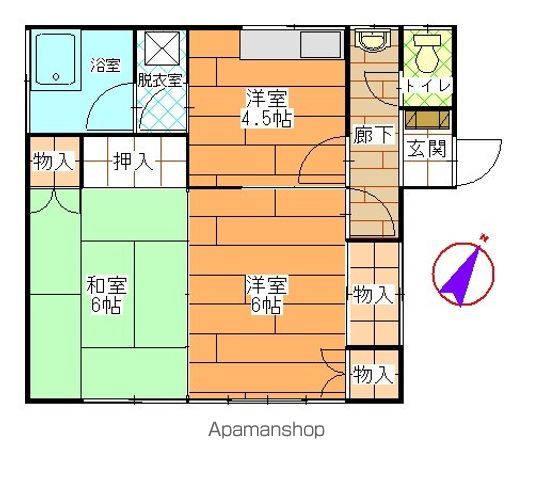 【名取住宅（道祖神）の間取り】