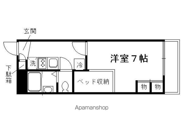 レオパレス安信町四九番地の間取り写真