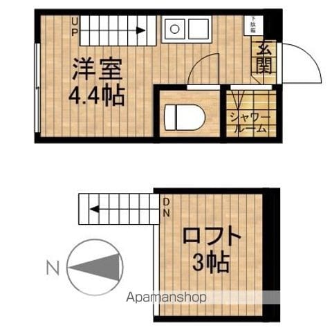 ポラリス上十条の間取り写真