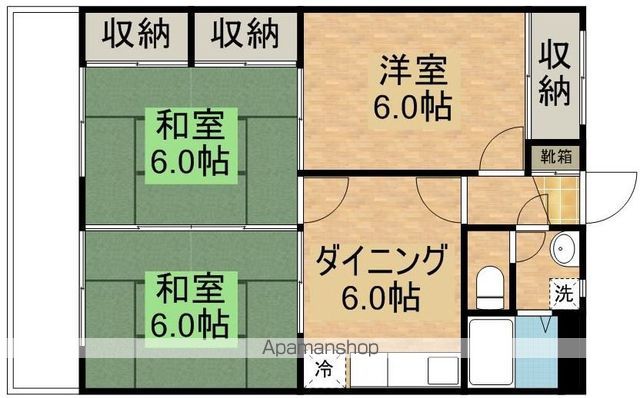 エリヴェール鹿屋の間取り写真