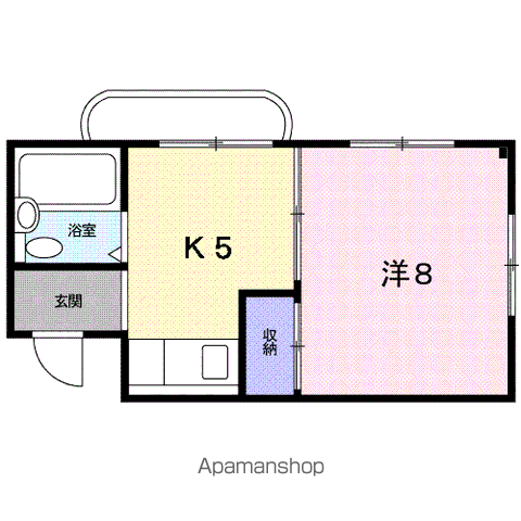 天神マンションの間取り写真