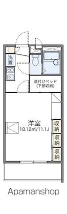 レオパレスＹ．Ｅ．Ｍ[1K/26.49m2]の間取図
