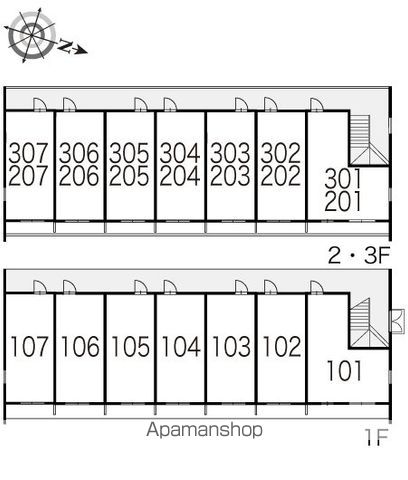 レオパレスＡＳＡＧＡⅡ 203 ｜ 東京都杉並区井草５丁目11-16（賃貸マンション1K・2階・20.28㎡） その8