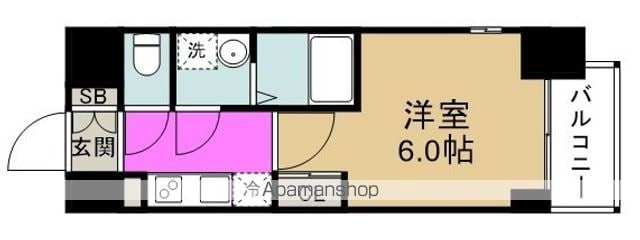 JMFレジデンス海老江の間取り写真