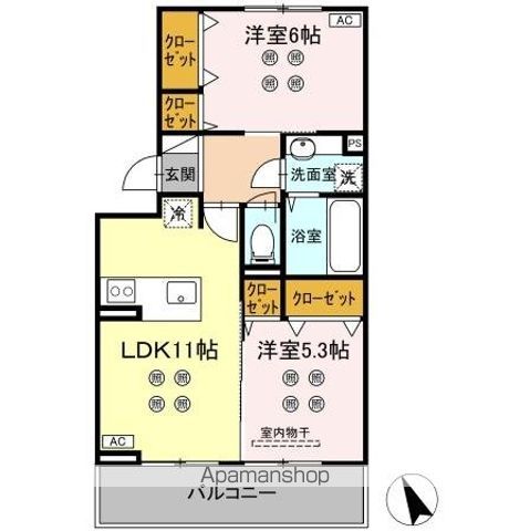 DーROOM東京塚の間取り写真