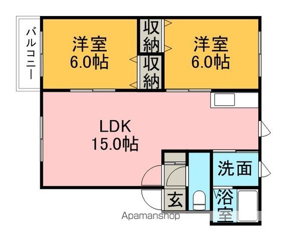 エーステックいしやまの間取り写真
