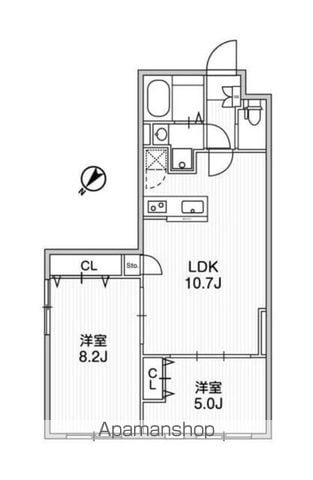 AGLAIA 千石 DEUXの間取り写真
