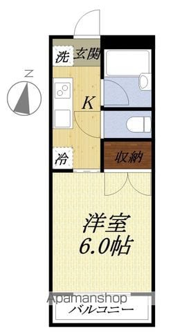 コーポ丁田の間取り写真