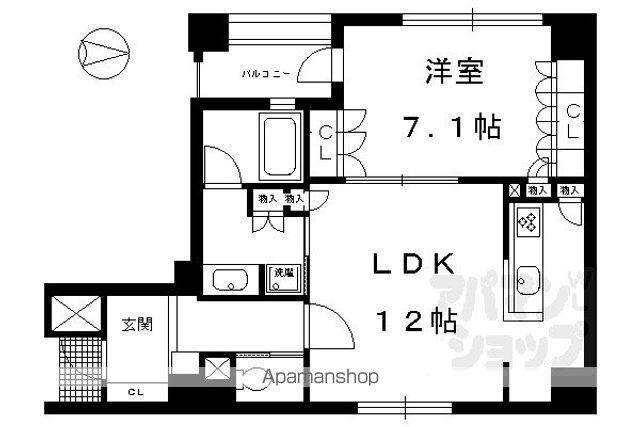 リーガル京都烏丸通りの間取り写真