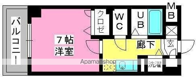 ヨーキハイム大濠の間取り写真