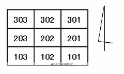 Ｆｕ９[1K/17.82m2]の配置図
