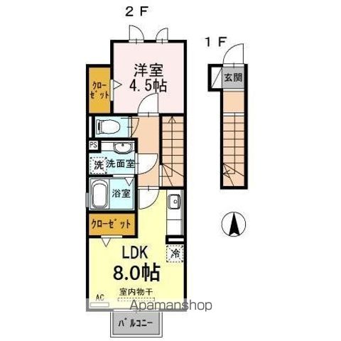 メルベイユの間取り写真