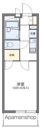 レオパレス本宮インター[1K/20.81m2]の間取図