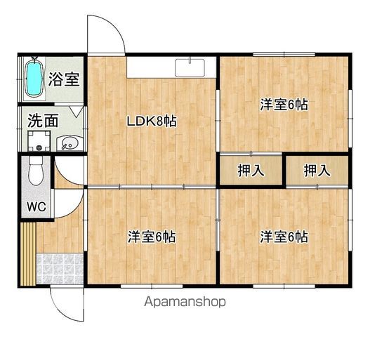 エーデル末吉の間取り写真