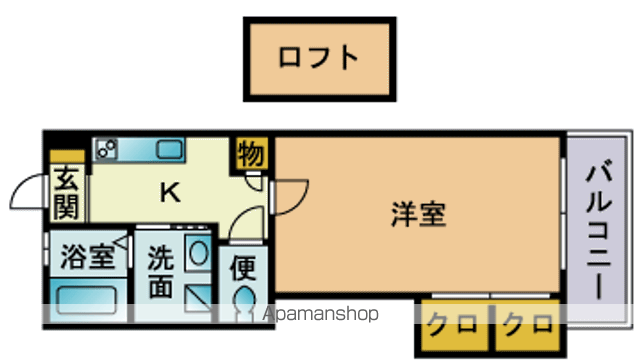 【福岡市東区和白東のアパートの間取り】