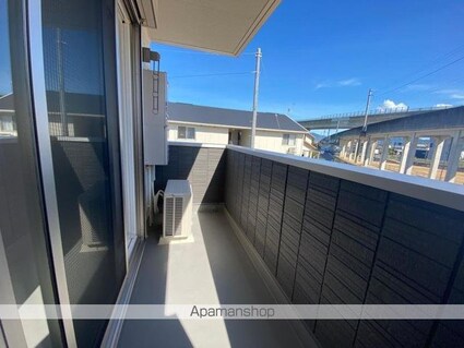 ユーフォリア　Ｃ棟[2LDK/53.77m2]のバルコニー