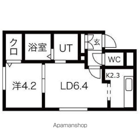 PINE HILLS東区役所前の間取り写真