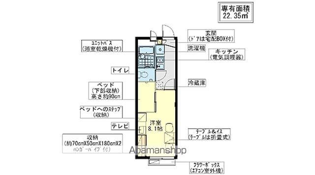 レオパレス彩の間取り写真