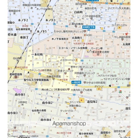 パレーシャル一本杉2号棟の周辺写真