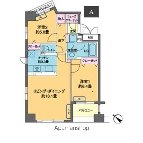 カスタリア茅場町の間取り写真